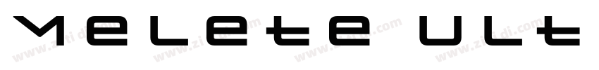 Melete Ultra Light字体转换